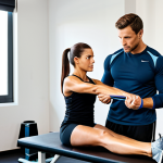 A Professional Fitness Trainer's Journey: From Study to Practice**
A professional male fitness trainer in smart casual attire, deeply engrossed in a large anatomy textbook and scientific journals, seated at a sleek wooden desk in a modern, sunlit study. The background subtly shows various professional fitness certifications framed on the wall. In a seamlessly integrated split view or a dynamic composition, the same trainer, now in modest, professional athletic wear, is actively guiding a fully clothed female client through a proper exercise form using a resistance band in a clean, contemporary gym setting. The client is also in appropriate fitness attire. The image emphasizes dedication to learning and practical application.
*Safe for work, appropriate content, fully clothed, professional dress, perfect anatomy, correct proportions, natural pose, well-formed hands, proper finger count, natural body proportions, professional photography, high-quality, sharp focus, natural lighting, family-friendly.*

**